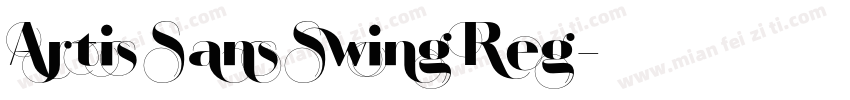Artis Sans Swing Reg字体转换